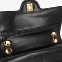 Chanel Vintage Small Classic Double Flap Bag Black Quilted Lambskin &nbsp;24K Gold-Plated Hardware