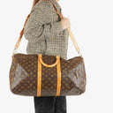 Louis Vuitton Keepall 50 Bandoulière Monogram Canvas Travel Bag