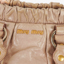 Miu Miu Vitello Lux Satchel Bag