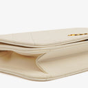 Chanel Classic Full Flap Bag White Quilted Leather 24K Gold-Plated Hardware