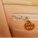 Chanel Mademoiselle Flap Bag Beige Suede 24K Gold-Plated Hardware