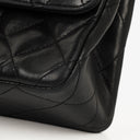 Chanel Vintage Small Classic Double Flap Bag Black Quilted Lambskin &nbsp;24K Gold-Plated Hardware