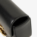 Celine Mini Triomphe Black Shiny Calfskin Shoulder/Crossbody Bag