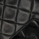 Chanel Vintage Small Classic Double Flap Bag Black Quilted Lambskin &nbsp;24K Gold-Plated Hardware