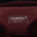 Chanel Black Quilted Crumpled Grained Calfskin Jumbo CC Crave Flap Bag