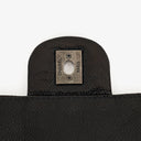 Chanel Black Quilted Crumpled Grained Calfskin Jumbo CC Crave Flap Bag
