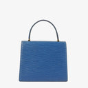 Louis Vuitton Malesherbes Blue Epi Leather Handbag