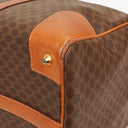 Celine Vintage Macadam Triomphe Brown Travel Bag