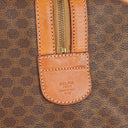 Celine Vintage Macadam Triomphe Brown Travel Bag
