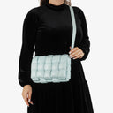 Bottega Veneta Spearmint Nappa Maxi Intreccio Padded Cassette Crossbody Bag
