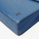 Louis Vuitton Malesherbes Blue Epi Leather Handbag