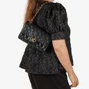 Chanel Vintage Small Classic Double Flap Bag Black Quilted Lambskin &nbsp;24K Gold-Plated Hardware