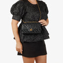 Chanel Vintage Small Classic Double Flap Bag Black Quilted Lambskin &nbsp;24K Gold-Plated Hardware