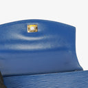 Louis Vuitton Malesherbes Blue Epi Leather Handbag