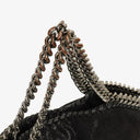 Stella McCartney Black Falabella Tote Vegan Shaggy Deer