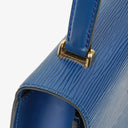 Louis Vuitton Malesherbes Blue Epi Leather Handbag