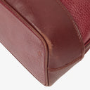 Cartier Must De Cartier Burgundy Leather Bucket Bag