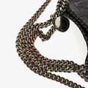 Stella McCartney Black Falabella Tote Vegan Shaggy Deer