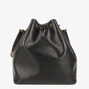 Louis Vuitton Petit Noe Black EPI Leather Shoulder Bag