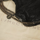 Stella McCartney Black Falabella Tote Vegan Shaggy Deer