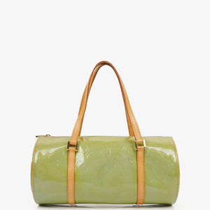 Louis Vuitton Green Papillon 30 Bedford Monogram Vernis Leather Bag