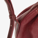 Cartier Must De Cartier Burgundy Leather Bucket Bag