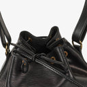 Louis Vuitton Petit Noe Black EPI Leather Shoulder Bag