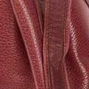 Cartier Must De Cartier Burgundy Leather Bucket Bag
