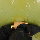 Louis Vuitton Green Papillon 30 Bedford Monogram Vernis Leather Bag
