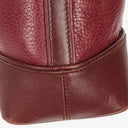 Cartier Must De Cartier Burgundy Leather Bucket Bag