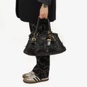 Prada Vitello Black Soft Calfskin Leather Bag