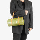 Louis Vuitton Green Papillon 30 Bedford Monogram Vernis Leather Bag