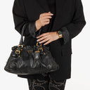 Prada Vitello Black Soft Calfskin Leather Bag