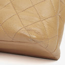 Chanel Beige Caviar Quilted Jumbo Kelly Flap Bag