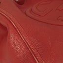 Gucci Soho Red Pebled Leather Shoulder Bag