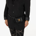 Celine Mini Triomphe Black Shiny Calfskin Shoulder/Crossbody Bag