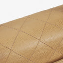 Chanel Beige Caviar Quilted Jumbo Kelly Flap Bag