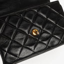Chanel Classic Kelly Vintage Black Quilted Lambskin With 24K Gold-Plated Hardware