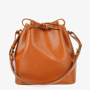 Louis Vuitton Petit Noe Cognac EPI Leather Shoulder Bag