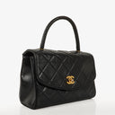 Chanel Classic Kelly Vintage Black Quilted Lambskin With 24K Gold-Plated Hardware