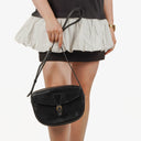 Louis Vuitton Jeune Fille MM Black EPI Leather Shoulder/Crossbody Bag