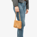 Chanel Mocka Mini Fyrkantig Flap-väska