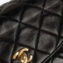 Chanel Classic Kelly Vintage Black Quilted Lambskin With 24K Gold-Plated Hardware
