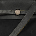 Hermes Herbag Noir Canvas Vache Hunter MM 2 In 1 Bag