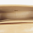 Chanel Jumbo CC Classic Single Flap Maxi Logo Bag Beige Quilted Lambskin 24K Gold-Plated Hardware