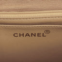 Chanel Jumbo CC Classic Single Flap Maxi Logo Bag Beige Quilted Lambskin 24K Gold-Plated Hardware