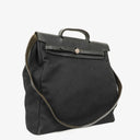 Hermes Herbag Noir Canvas Vache Hunter MM 2 In 1 Bag