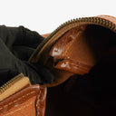 Celine Vintage Macadam Triomphe Brown Travel Bag