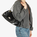 Chanel Reissue Accordion Black Quilted Patent Leather Flap Bag
