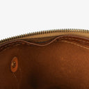 Celine Vintage Macadam Triomphe Brown Travel Bag